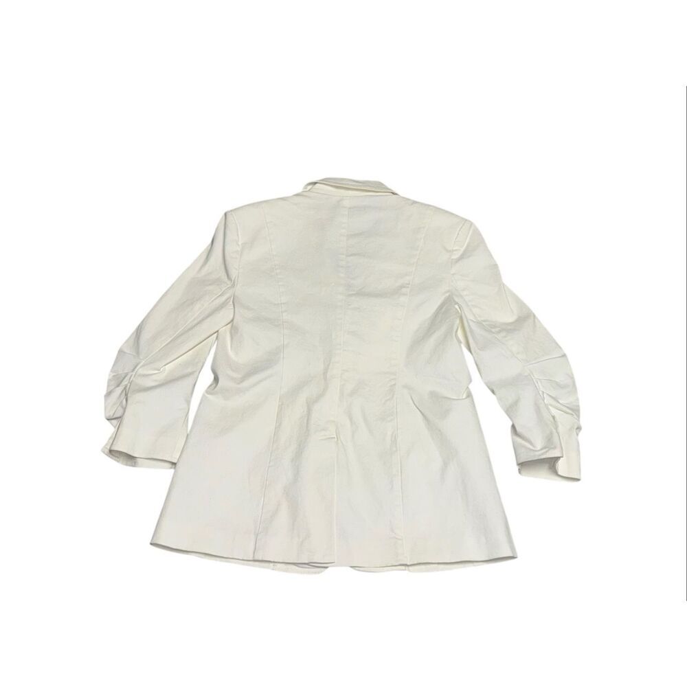 🔥 NWT women’s TYLER BOE alabaster white Taylor Stretch Jacket Blazer size 4 - Picture 6 of 12
